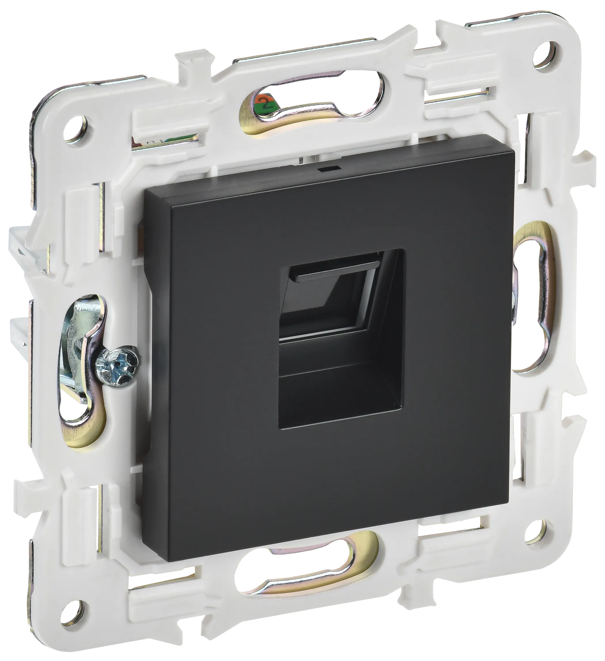 SKANDY Розетка компьютерная RJ45 кат.5E SK-K01Bl черный IEK