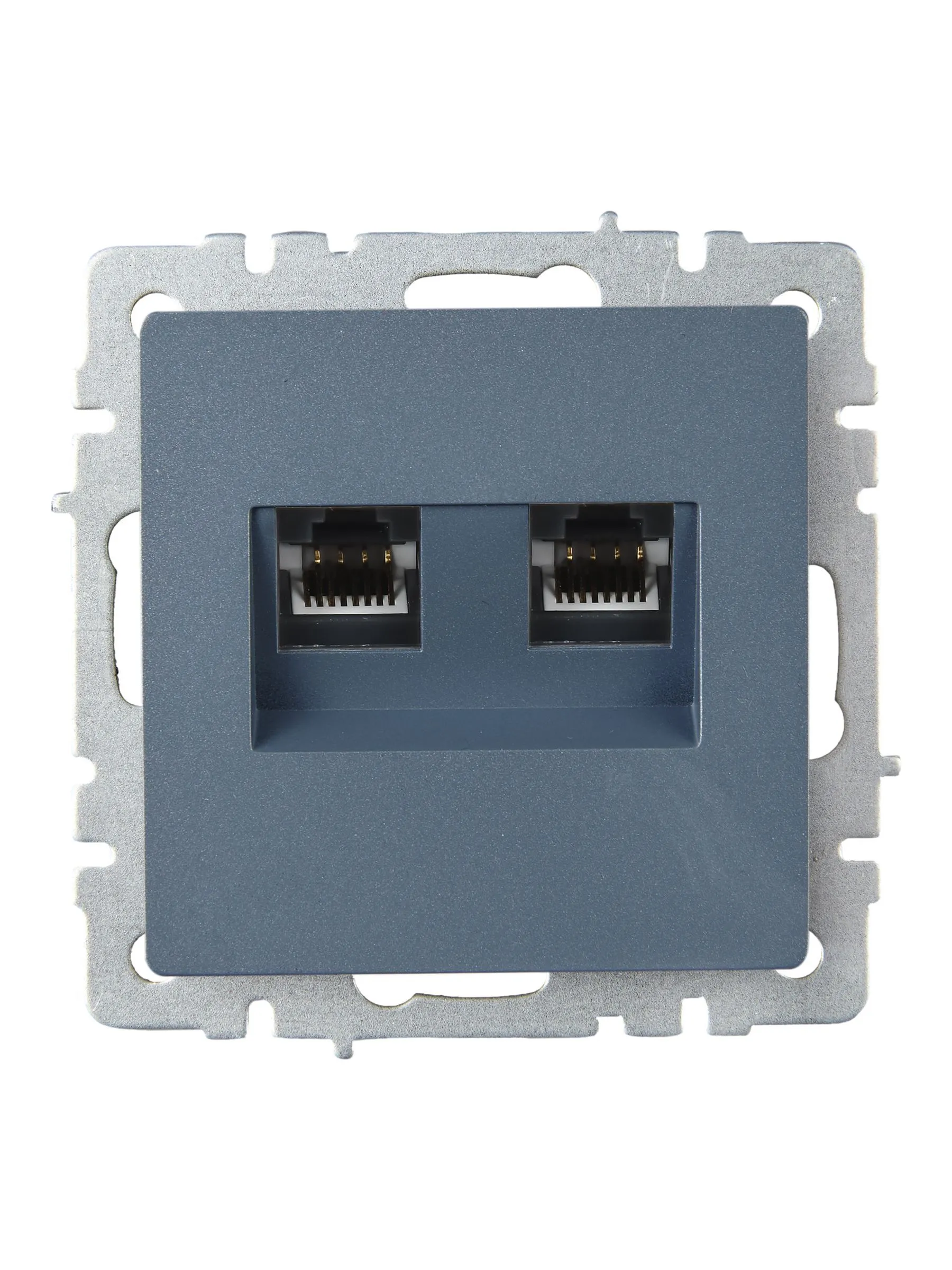 BRITE Розетка компьютерная двойная RJ45 кат.6 РК11-2-БрМ маренго IEK - Фото 5