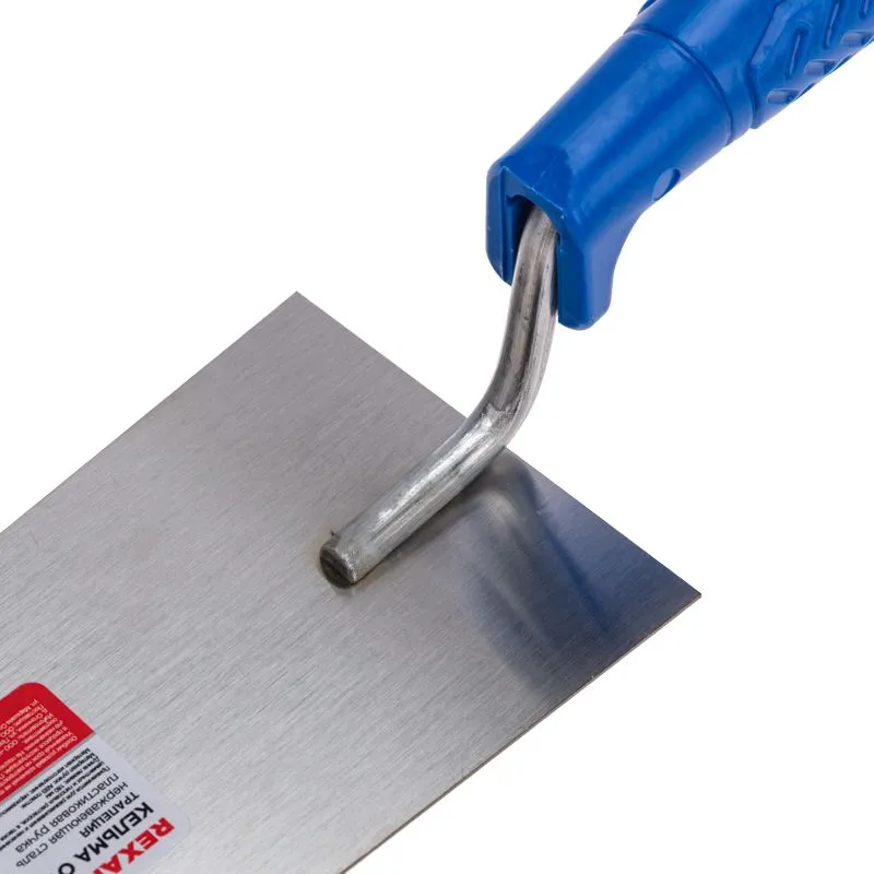 Кельма отделочника, нержавеющая сталь, 180мм, пластиковая ручка REXANT - Фото 4