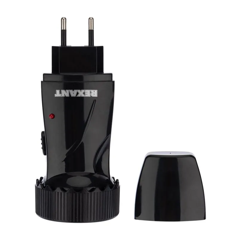 Фонарь универсальный, двухрежимный, с аккумулятором и встроенной евровилкой, зарядка от сети 220В REXANT - Фото 2