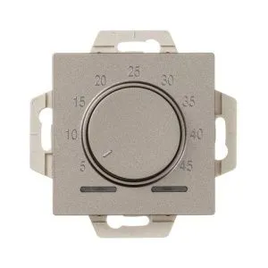 Механизм термостата ATLASDESIGN электрон. теплого пола с датчиком 10А шампань SchE ATN000535