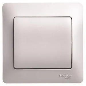 Выключатель 1-кл. СП Glossa 10А IP20 (сх. 1) 10AX в сборе платина SE GSL001212 454401