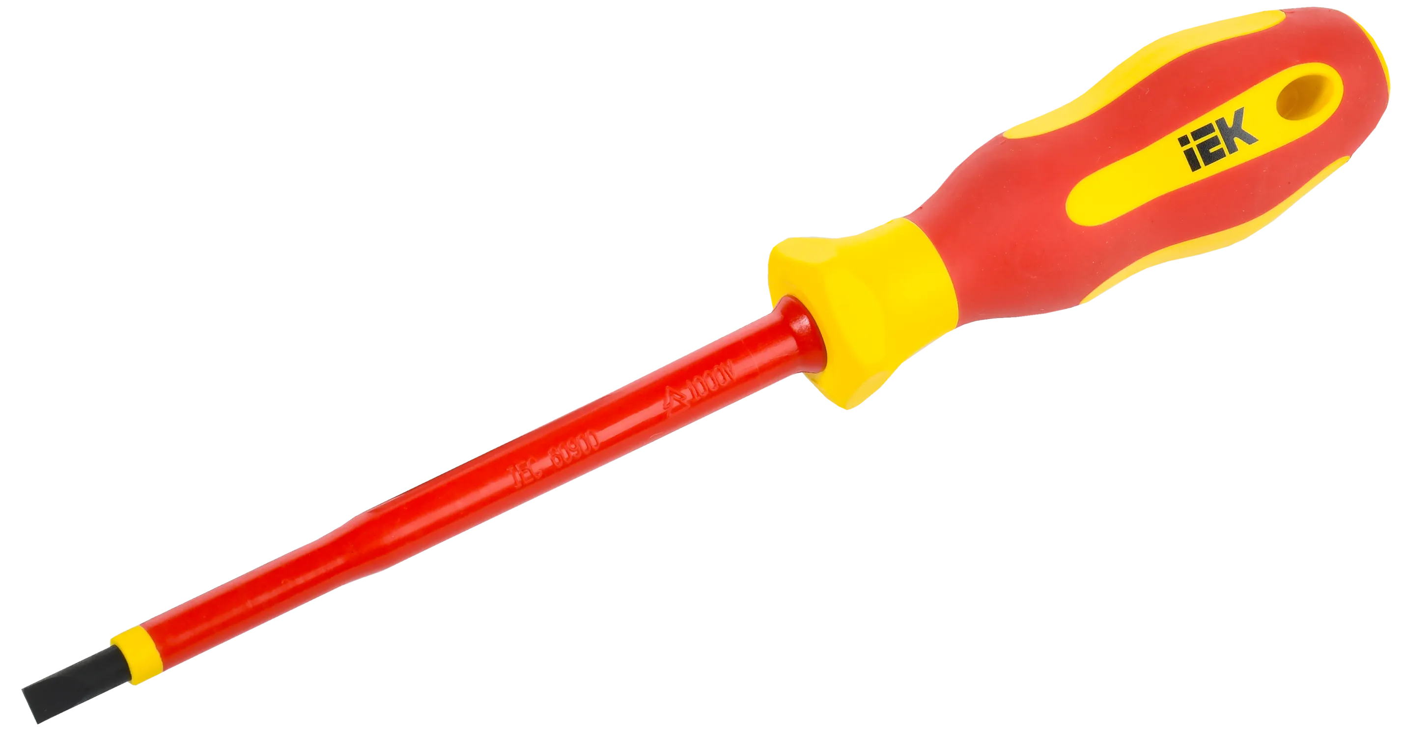 ARMA2L 5 Отвертка диэлектрическая SL5,5х125 Т2 IEK A2L5-SC30-T2-SL-55-125