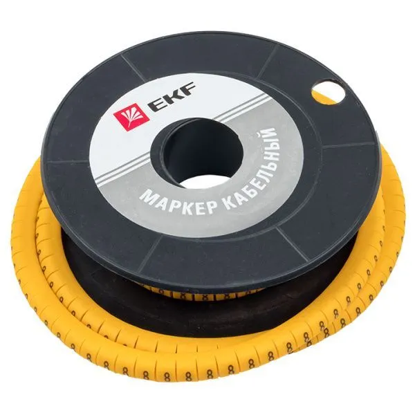 Маркер кабельный 1,5 мм2 "8" (1000 шт.) (ЕС-0) EKF - Фото 2