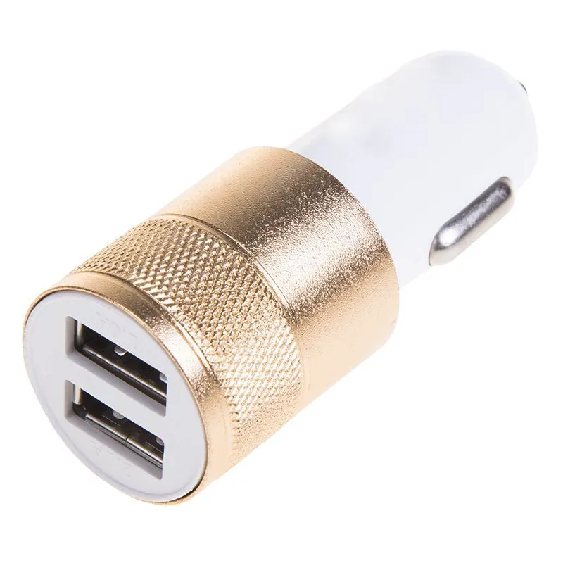 Автозарядка в прикуриватель 2хUSB (АЗУ) (1000+2100 mA) REXANT 18-1199