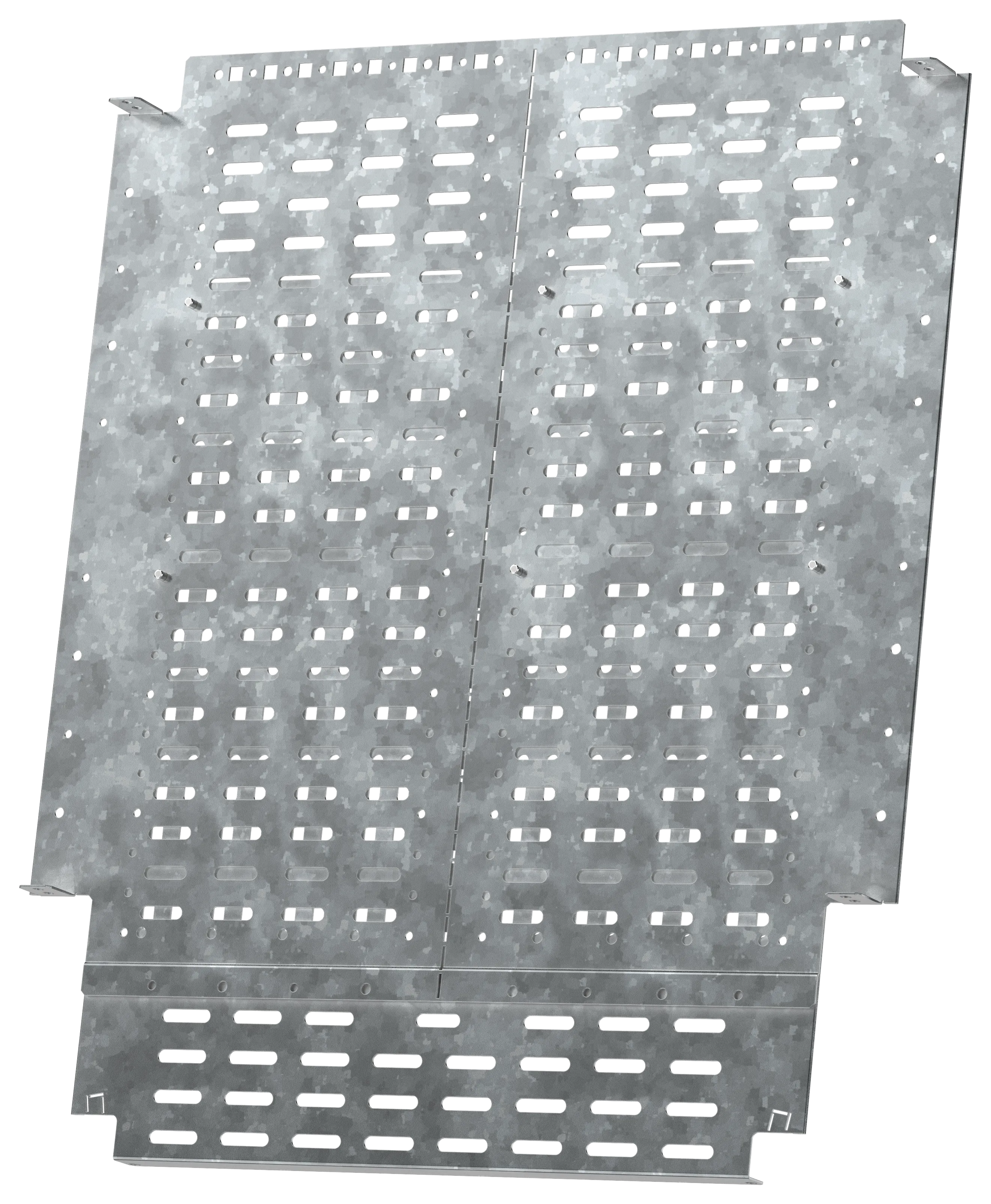 FORMAT Перегородка секционирования монтажной панели задняя горизонтальная 600х600мм в шкаф глубиной 1000мм IEK FO-00-SWMP-060-060