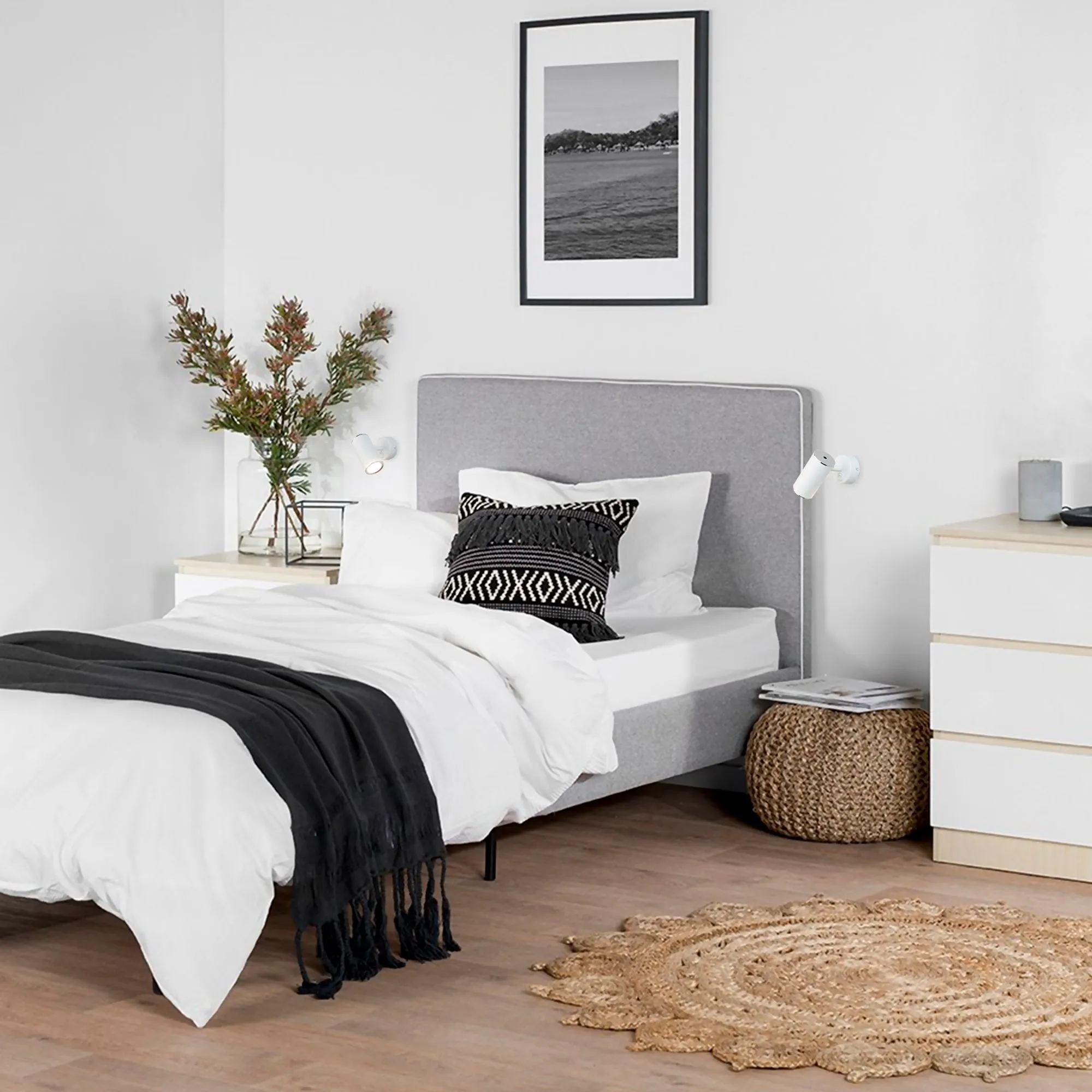 Светильник настенный Rutero GU10 SW MRL 1003 белый Elektrostandard - Фото 2