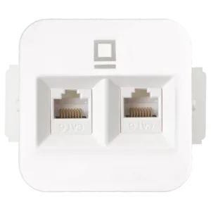 Розетка компьютерная для скрытой установки РК216-021 8536BY