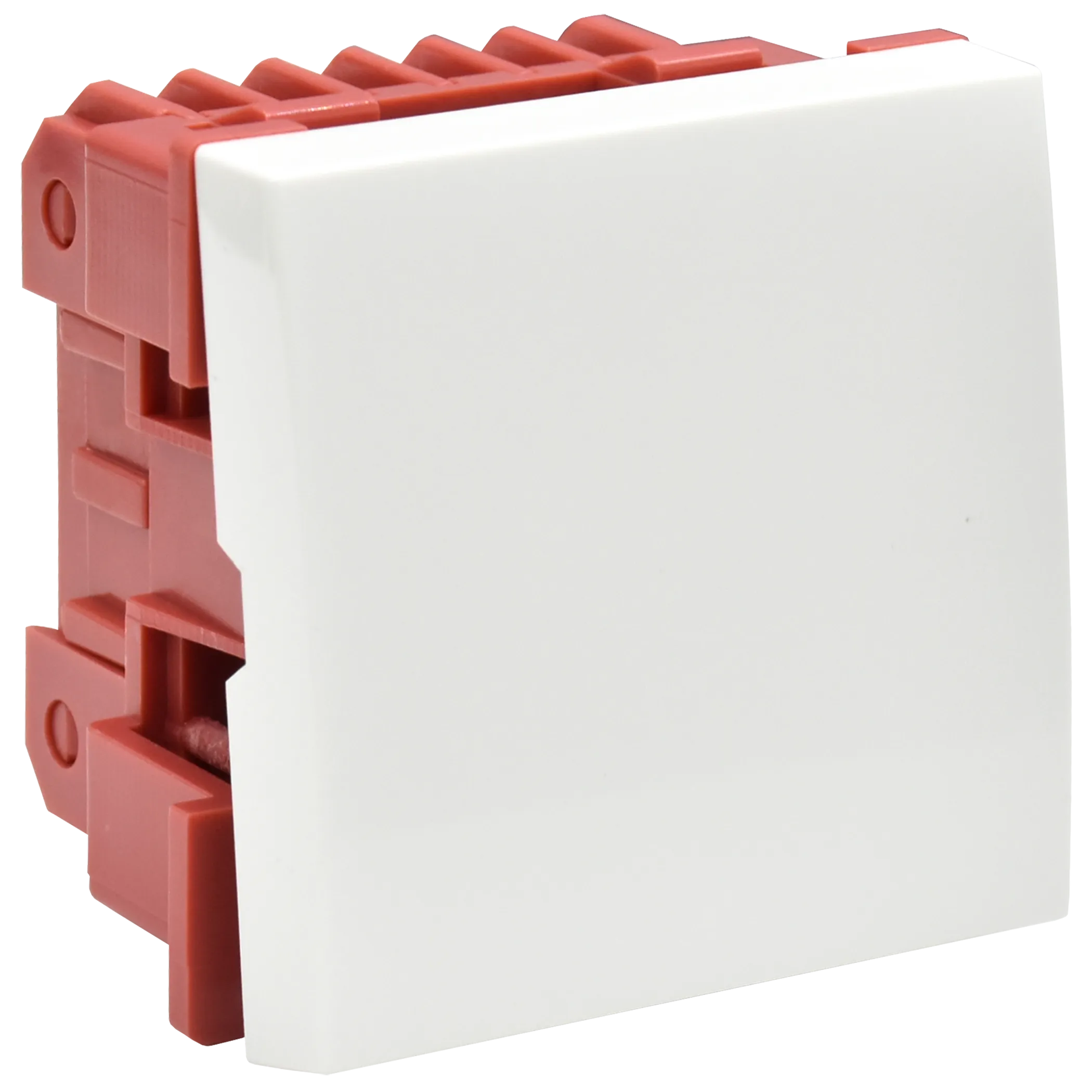 Выключатель одноклавишный ВКО-21-00-П (на 2 модуля) ПРАЙМЕР белый IEK