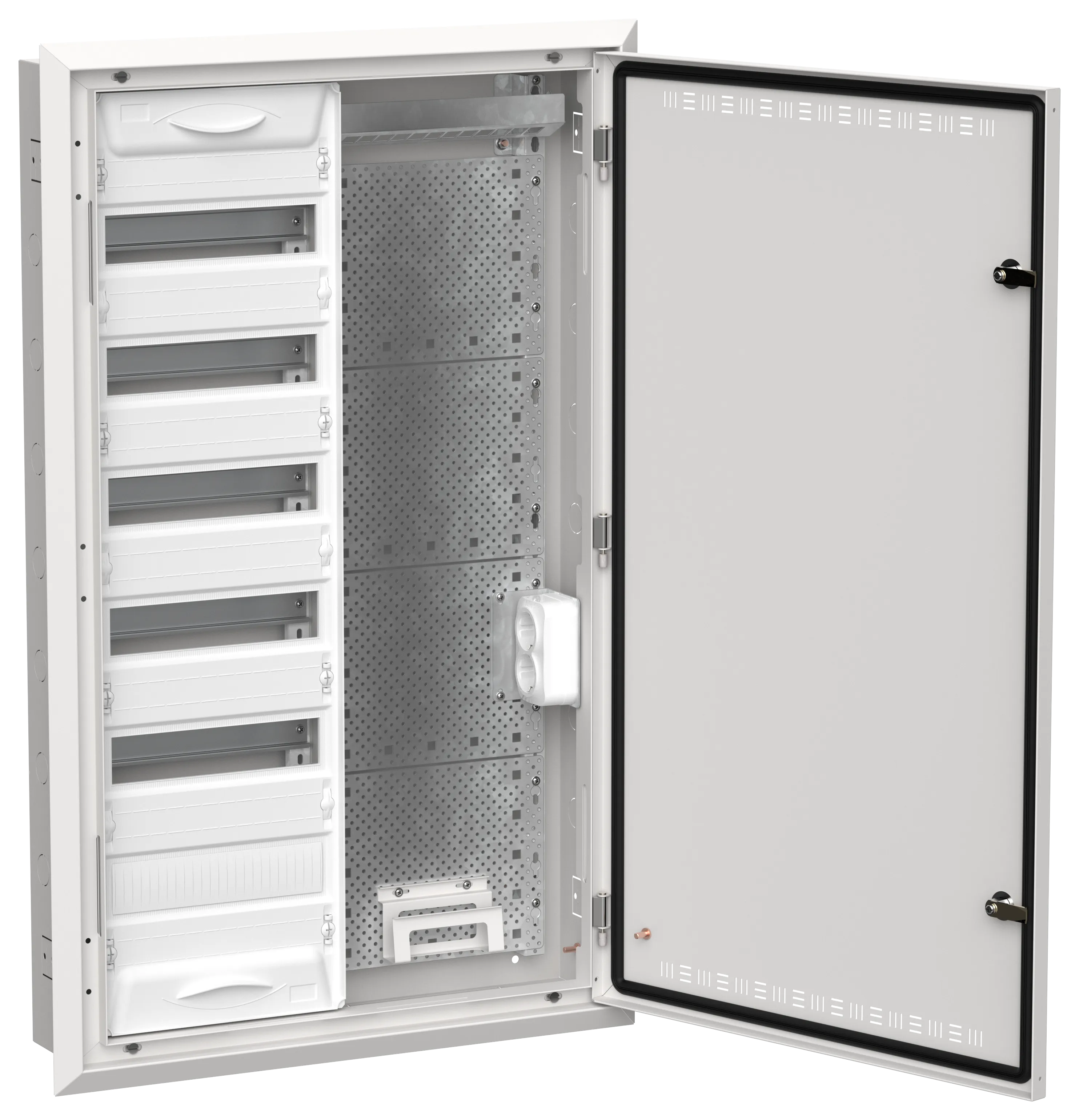 TITAN 5 Корпус комбинированный ЩРв-72 (2х72) 1005х625х130мм IP30 белый IEK