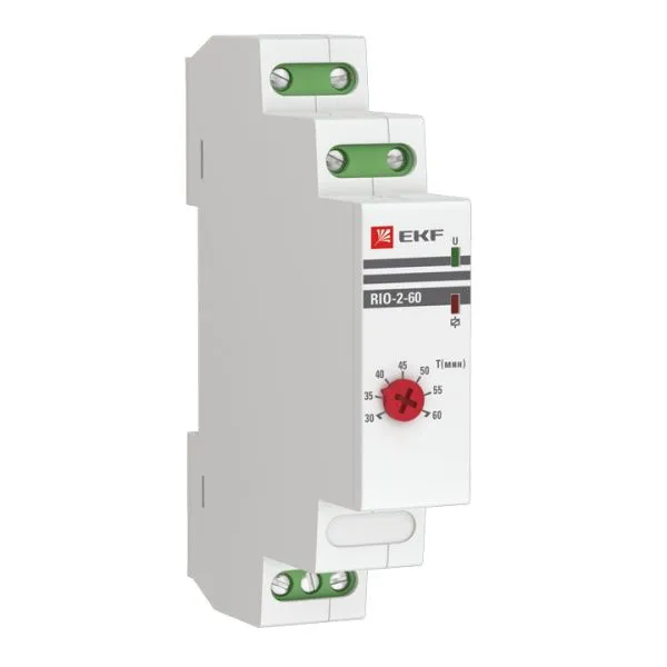 Импульсное реле с задержкой отключения RIO-2-60 (30-60 мин) EKF
