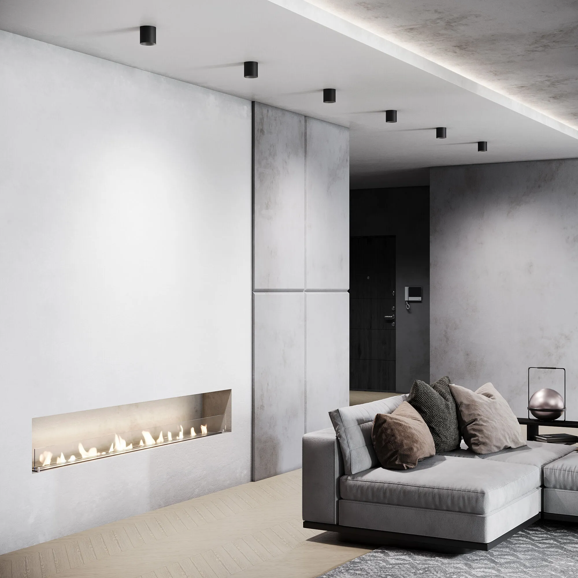 Светильник потолочный светодиодный 10W 4200K чёрный 25034/LED Elektrostandard - Фото 2