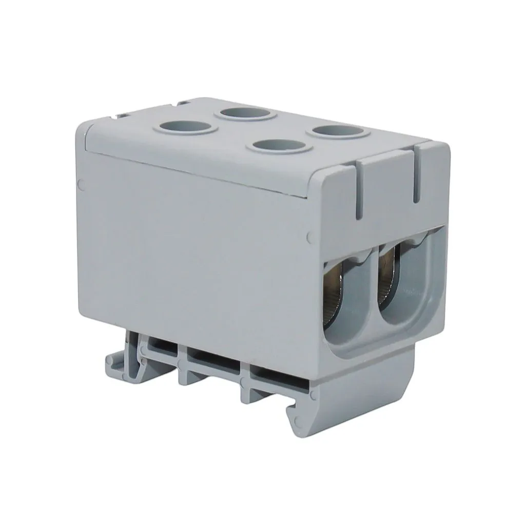 Клемма двойная КСВ 6-50 серая DEKRON AN0806-0071