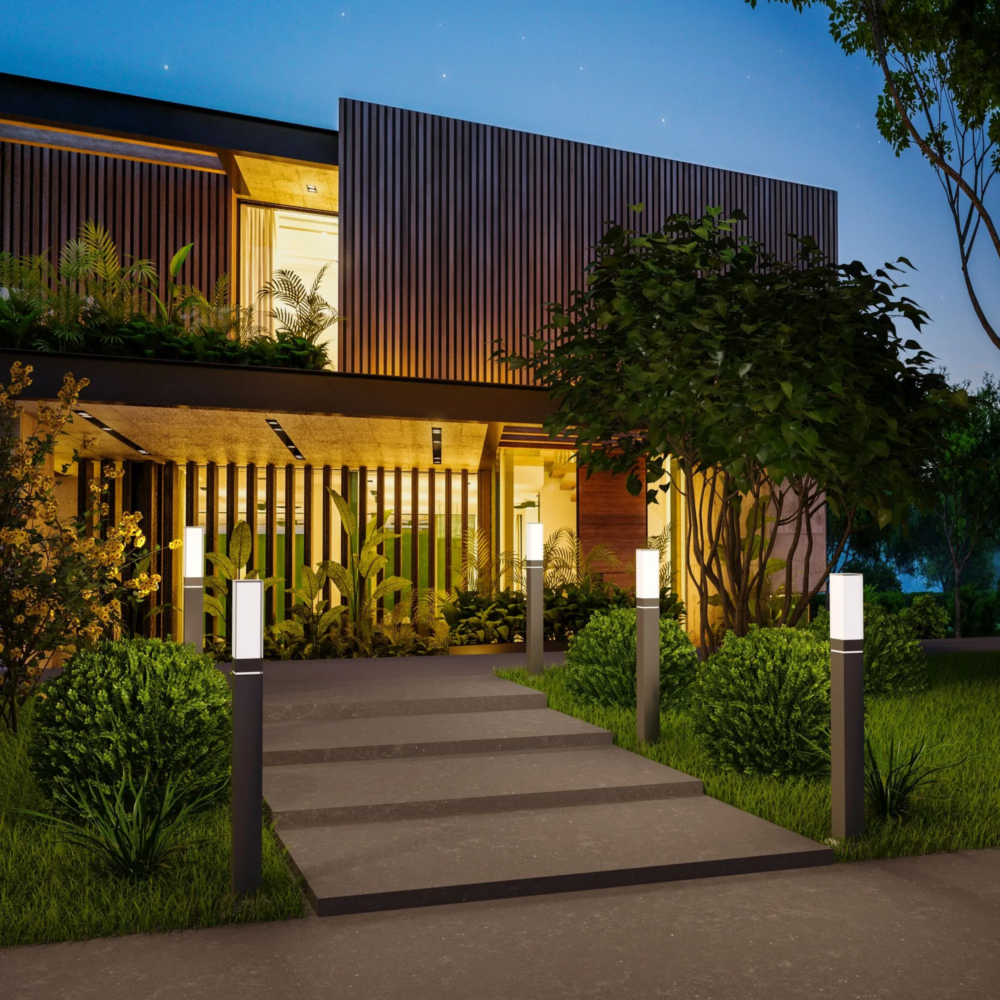 Светильник светодиодный ландшафтный Серый IP54 1537 TECHNO LED Elektrostandard - Фото 4