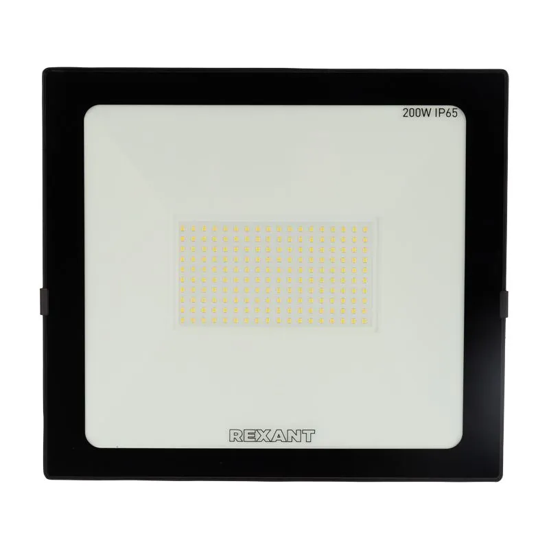 Прожектор светодиодный СДО 200Вт 16000Лм 6500К холодный свет, черный корпус REXANT - Фото 2