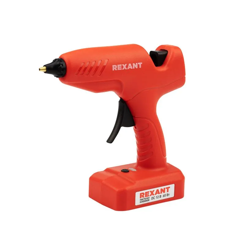 Пистолет клеевой, 60Вт, Ø11мм, ЭКСПЕРТ, аккумуляторный, коробка REXANT 12-1553