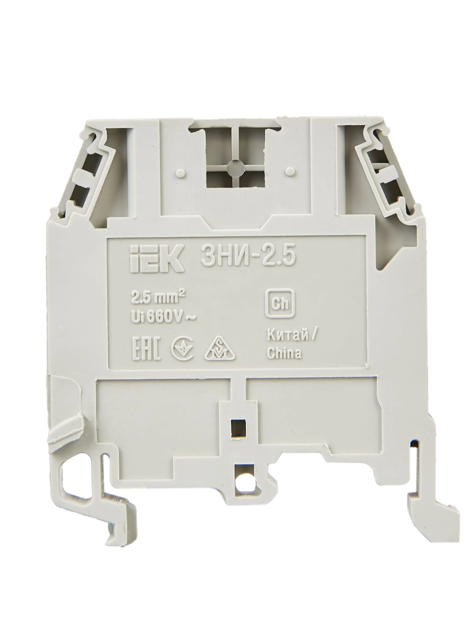 Зажим наборный ЗНИ-2,5мм2 (JXB24А) серый IEK - Фото 4