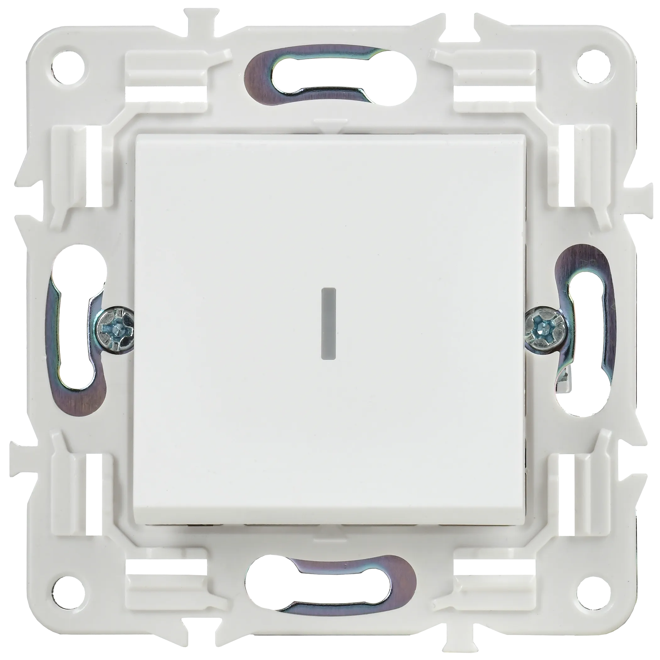 SKANDY Выключатель 1-клавишный проходной с индикацией 10А SK-V08W арктический белый IEK - Фото 4