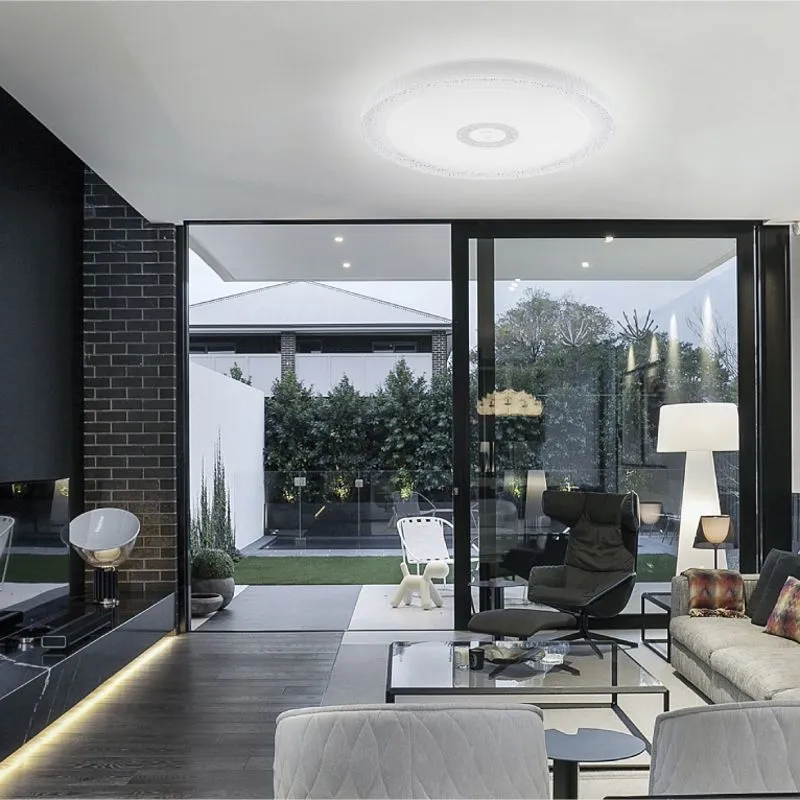 Светильник настенно-потолочный Aqua LED 48 Вт 2700-6500 К управления с пульта и выключателя, диммирование, встроенный ночник L REXANT - Фото 2