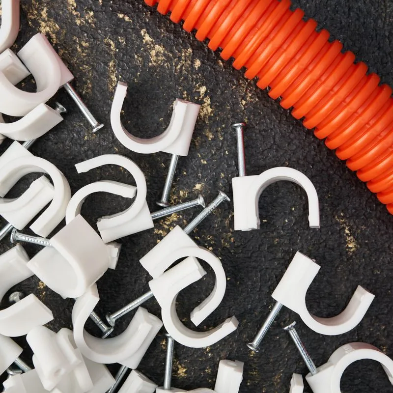 Крепеж кабеля круглый 16мм, белый (50 шт/уп) REXANT - Фото 4