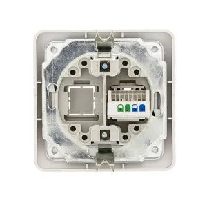 Лондон Розетка Phone 1-местная белая EKF - Фото 15