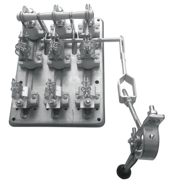 Разъединитель-предохранитель РПС-6 630А правый привод без ППН EKF Basic