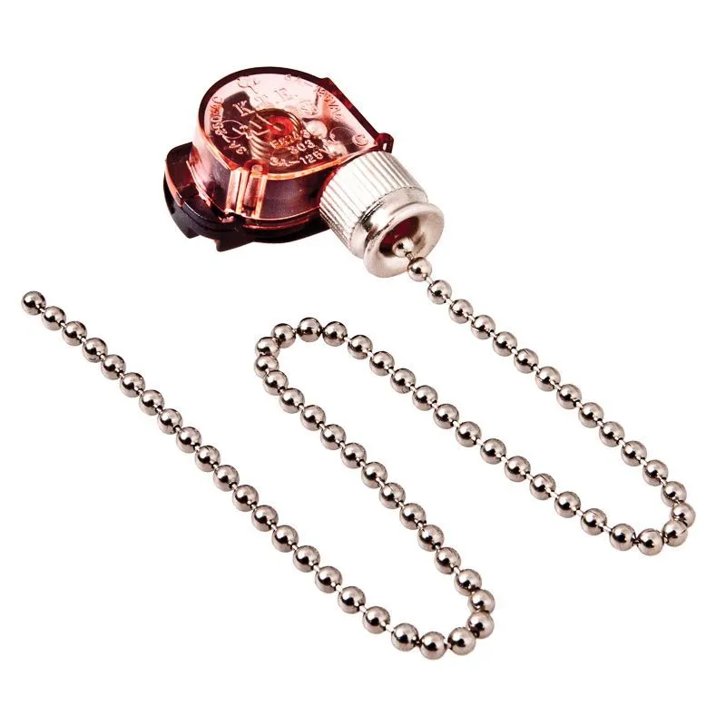 Выключатель для настенного светильника с цепочкой 270мм «Silver», индивидуальная упаковка, 1 шт. REXANT 32-0101-1