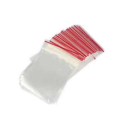Пакеты с замком Zip Lock, ПВД размер 10 х 10 см, 35 кмк (уп. 100 шт)