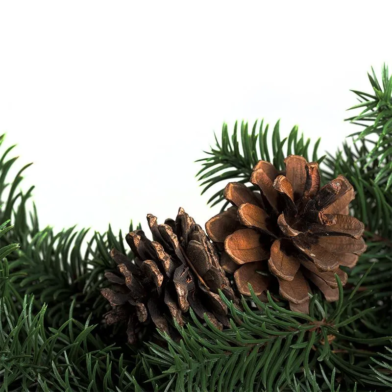 Еловый венок с шишками NEON-NIGHT Ø 45см, Литой - Фото 3