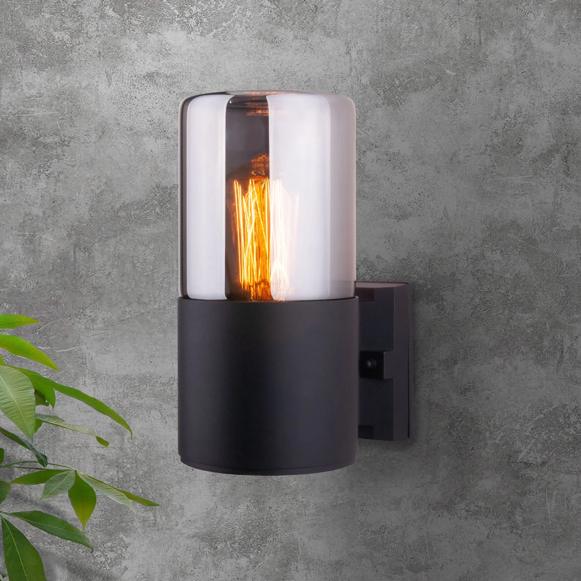 Светильник уличный настенный Roil чёрный/дымчатый плафон IP54 35125/U Elektrostandard - Фото 5