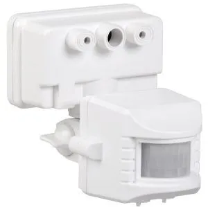 Датчик движения ДД-019 1100Вт 120град 12м IP44 белый IEK LDD13-019-1100-001