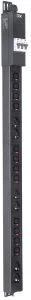 ITK BASE PDU вертикальный PV1113 25U 3 фазы 32А 6 розеток SCHUKO (немецкий стандарт) + 12 розеток C13 с клеммной колодкой и кабелем 3м вилка IEC60309 BS-PV-43-12C13-06D-13