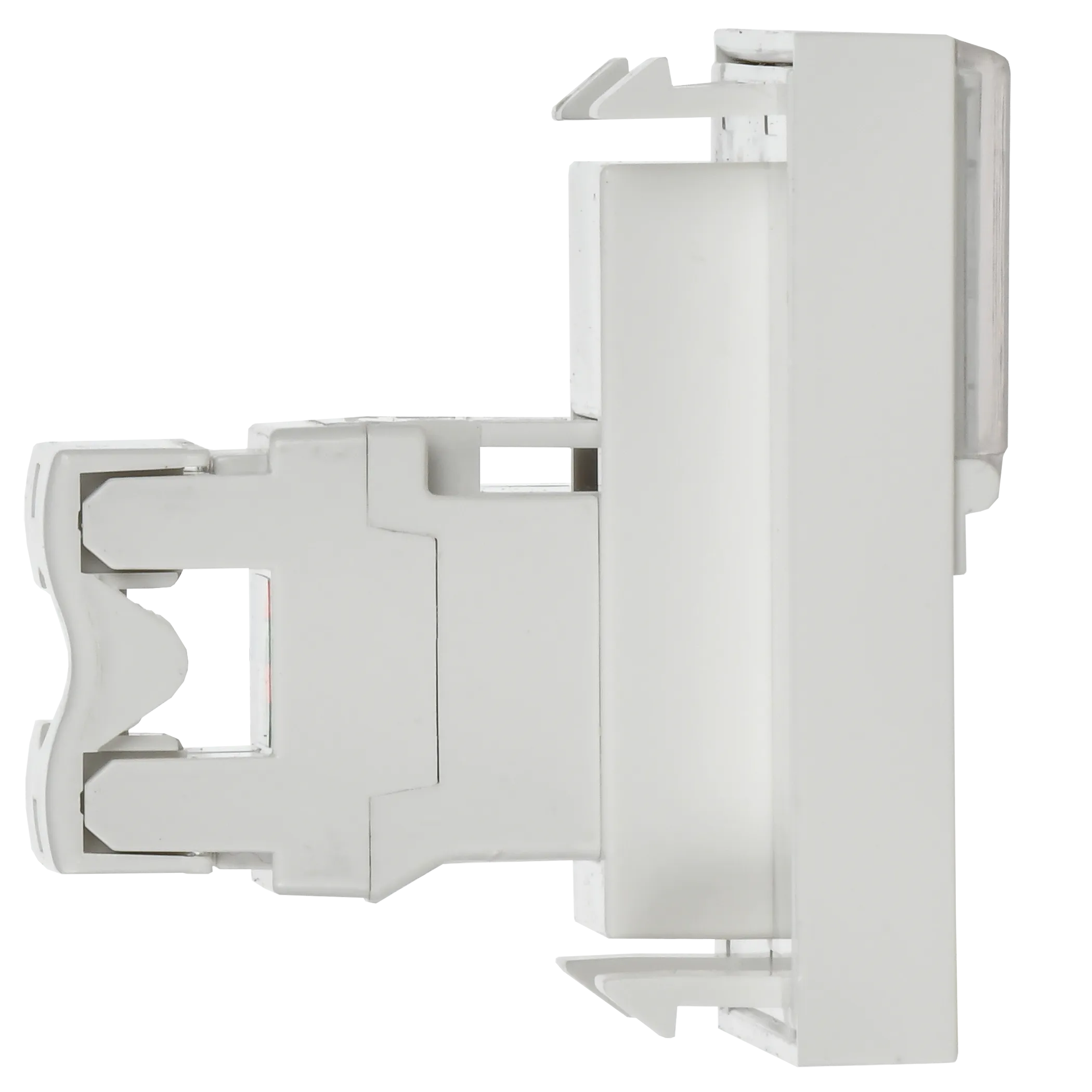 Розетка компьютерная РКИ-20-00-П RJ-45 UTP кат.5e (на 2 модуля) ПРАЙМЕР белая IEK - Фото 3