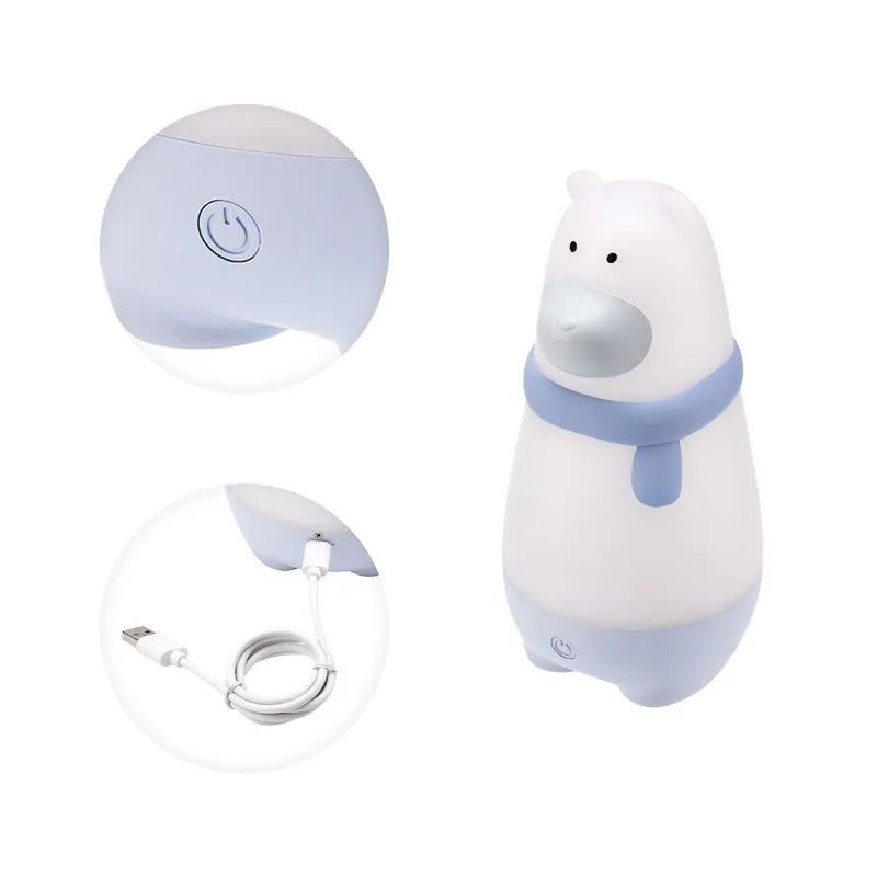 Беспроводной ночник Медвежонок HALSA - Фото 3