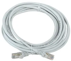 Шнур коммутационный (патч-корд) кат.5E FTP 10м серый GENERICA PC01-C5EF-10M-G