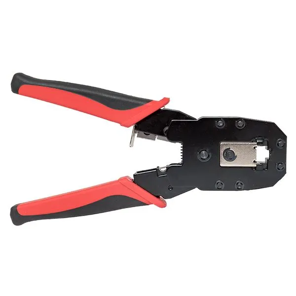 Кримпер для обжима и зачистки витой пары TERACOM TRC-NT12 EKF - Фото 3