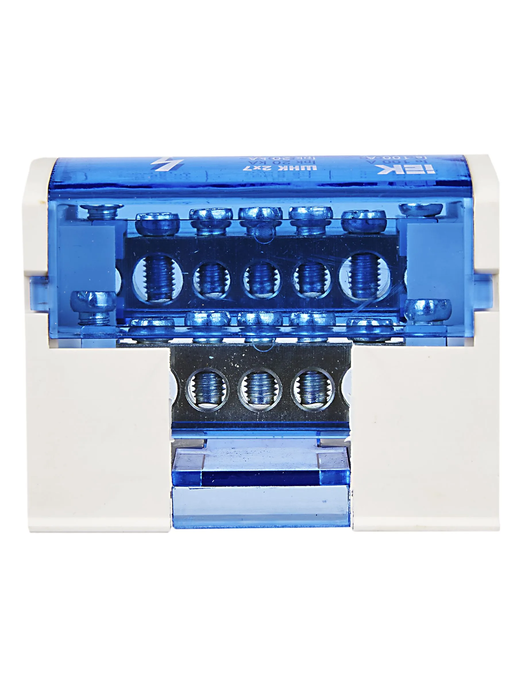 Шины на DIN-рейку в корпусе (кросс-модуль) ШНК 2х7 L+PEN IEK - Фото 3