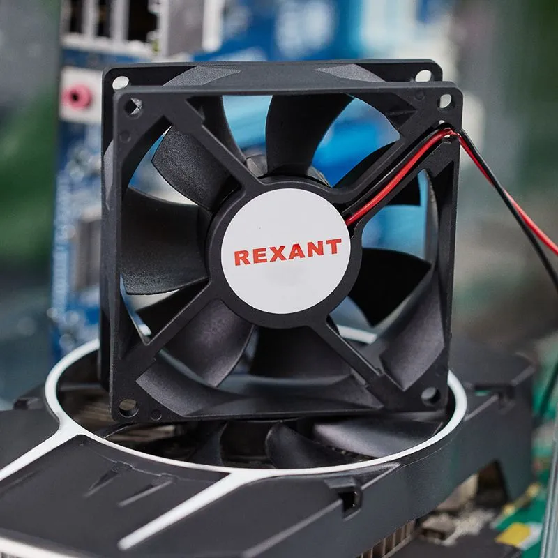 Вентилятор RX 8025MS, DC 24В REXANT - Фото 2