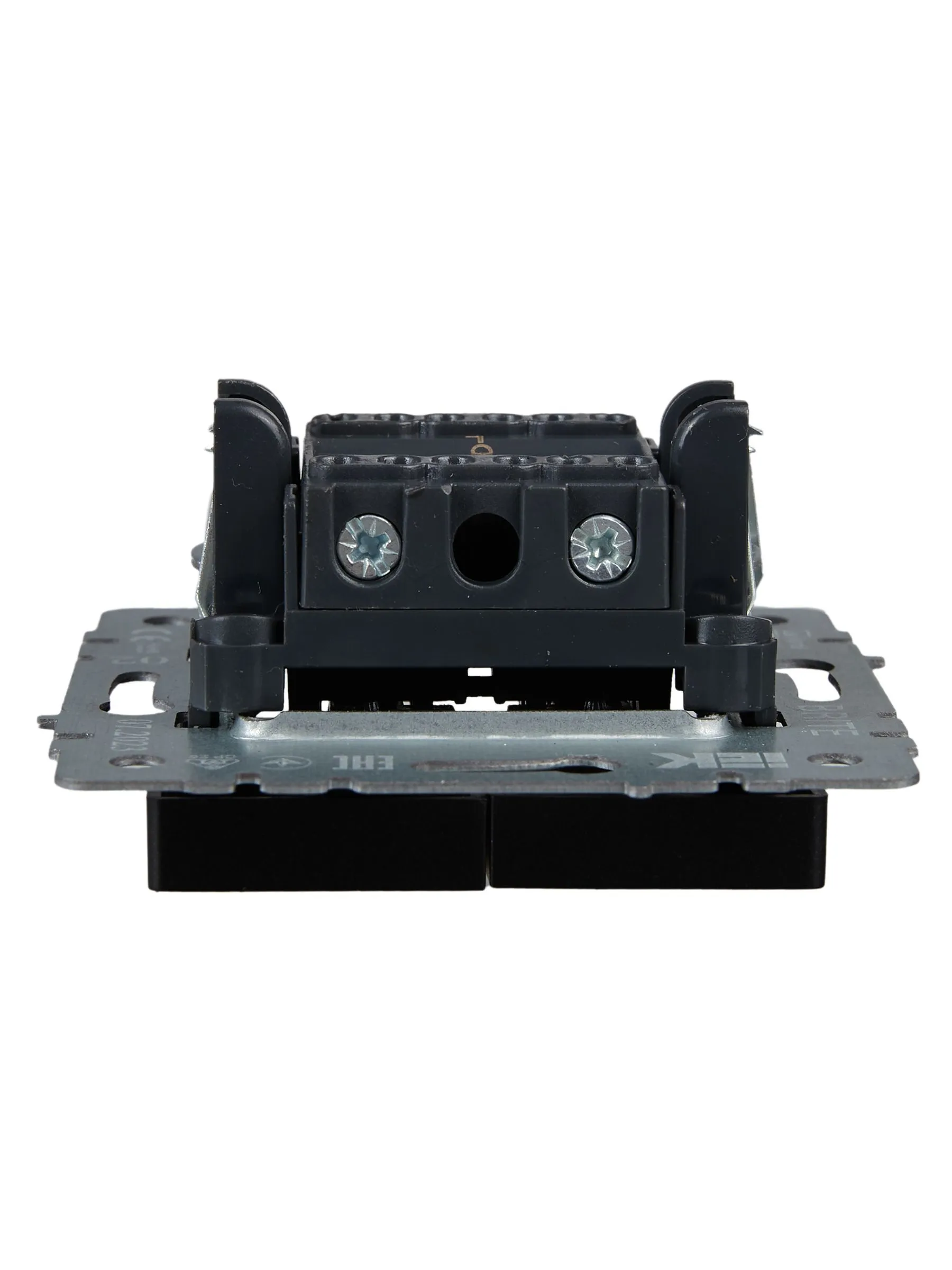 BRITE Выключатель жалюзи 10А ВС10-1-5-БрЧ черный IEK - Фото 2