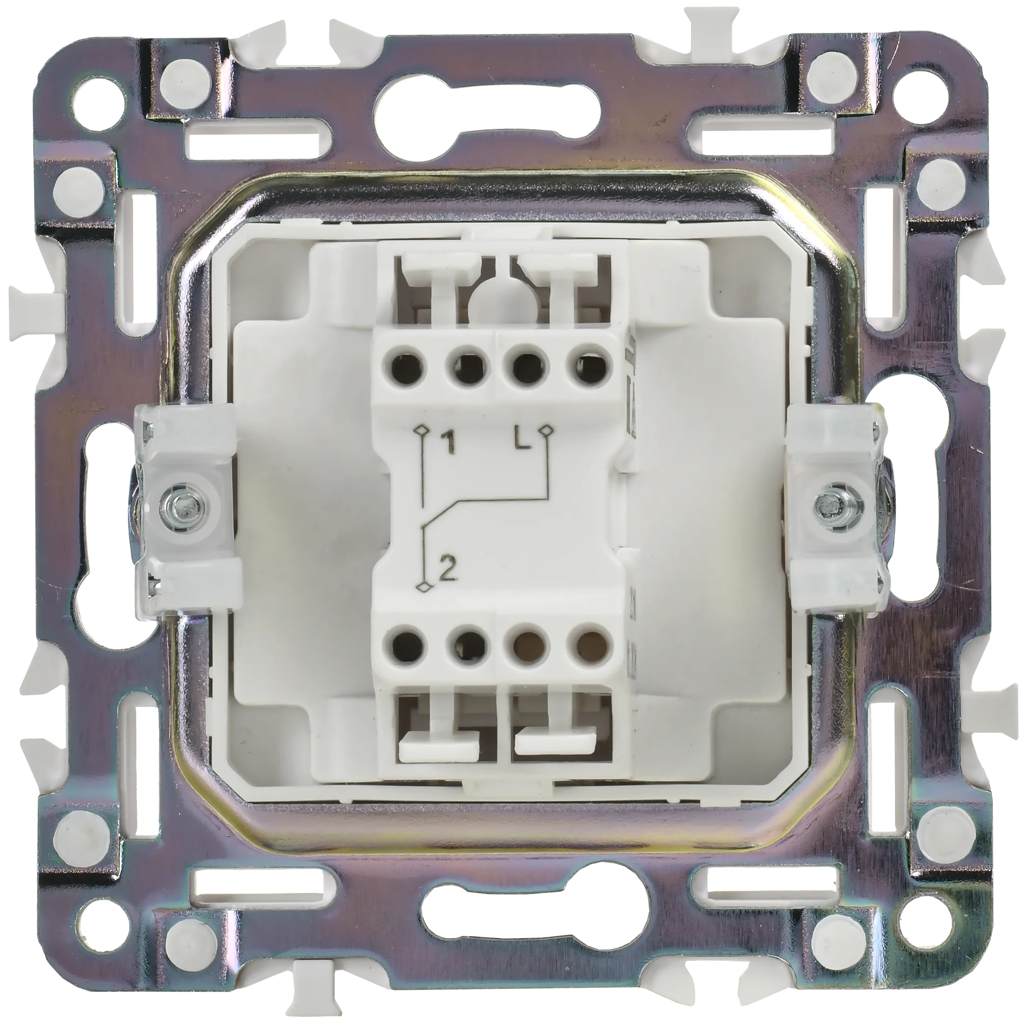 SKANDY Выключатель 1-клавишный проходной 10А SK-V02W арктический белый IEK - Фото 3