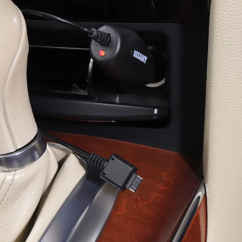 Автозарядка в прикуриватель для LG KG800/KG90 (АЗУ) (5 V, 700 mA) шнур спираль 1.2 м черная REXANT - Фото 4