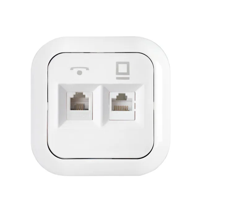 Розетка телефонная комбинированная для скрытой установки ТРК-005