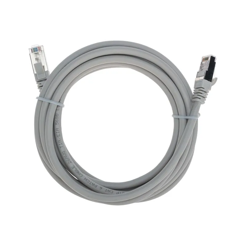 Патч-корд F/UTP, CAT 6, RJ45-RJ45, 26AWG, LSZH, серый, 3м REXANT