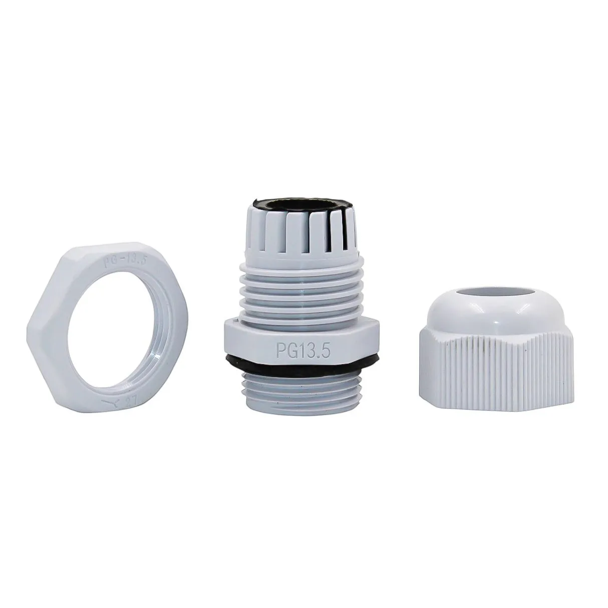 Ввод кабельный PG-13.5 серый, нейлон, IP68 (d кабеля 6-12 мм) DEKRON - Фото 3