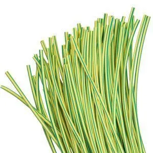 ТУТ нг 4/2 желто-зеленая в отрезках по 1м EKF tut-4-yg-1m