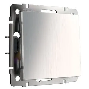 Выключатель одноклавишный (глянцевый никель) Werkel W1110002