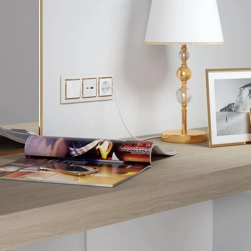 Перекрестный выключатель двухклавишный (белый) Werkel - Фото 9