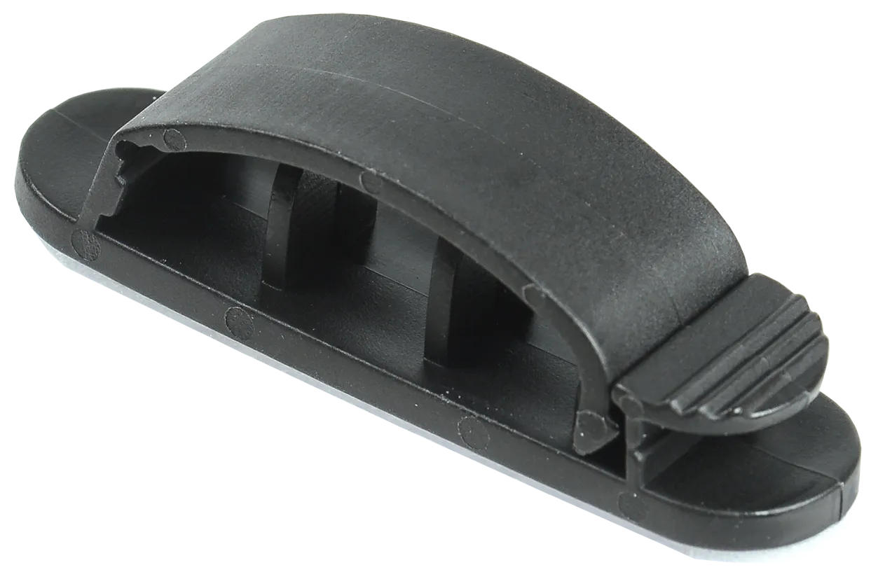 Клипса самоклеящаяся КС-3 черная (12шт) IEK UHP41-3-K02