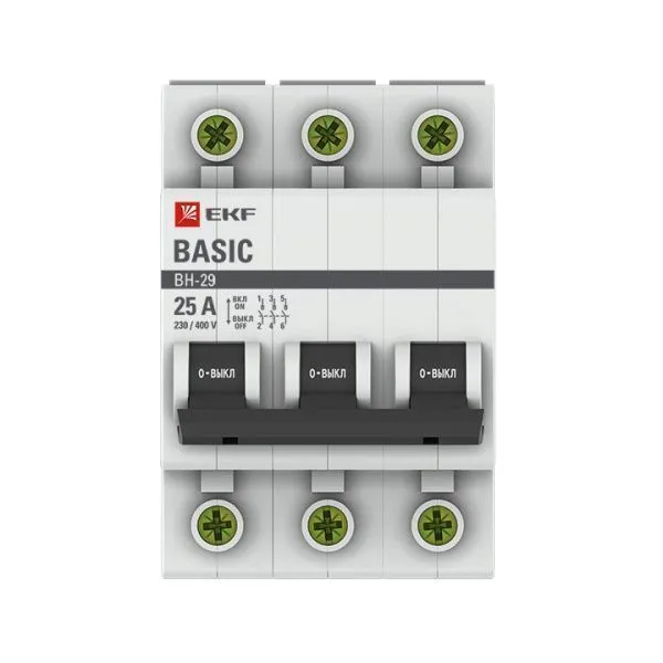 Выкл. нагрузки 3P 25А ВН-29 Basic