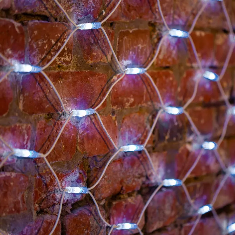 Гирлянда светодиодная Сеть 2x3м 432 LED БЕЛЫЙ белый каучук IP67 постоянное свечение 230В блок в комплекте NEON-NIGHT - Фото 2